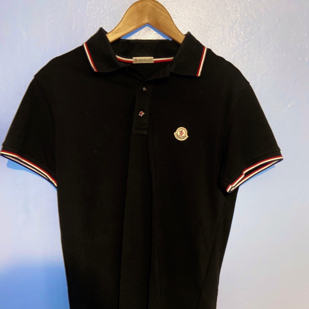 Moncler Black Polo